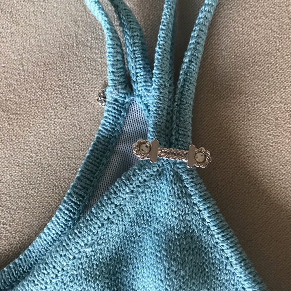 Santana ST JOHN Tank TOP Sz 8-10 baby blue - Picture 3 of 4